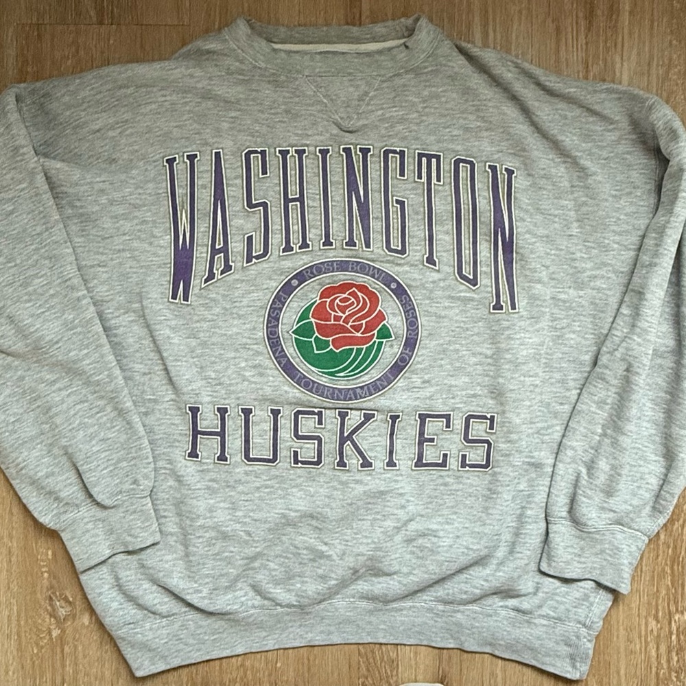 Galt Sand Washington Huskies Rose Bowl Sweatshirt Size Large
